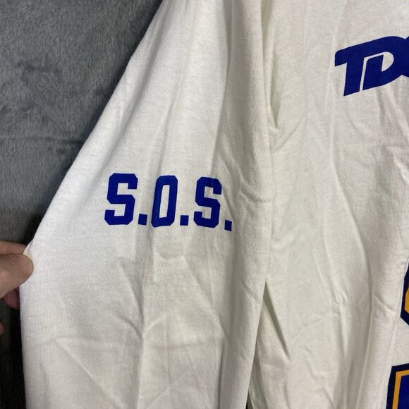 SZA SOS Tour Hockey Jersey Style Long Sleeve Size XL Tee 2023 TDE T Shirt NWOT - Picture 2 of 9